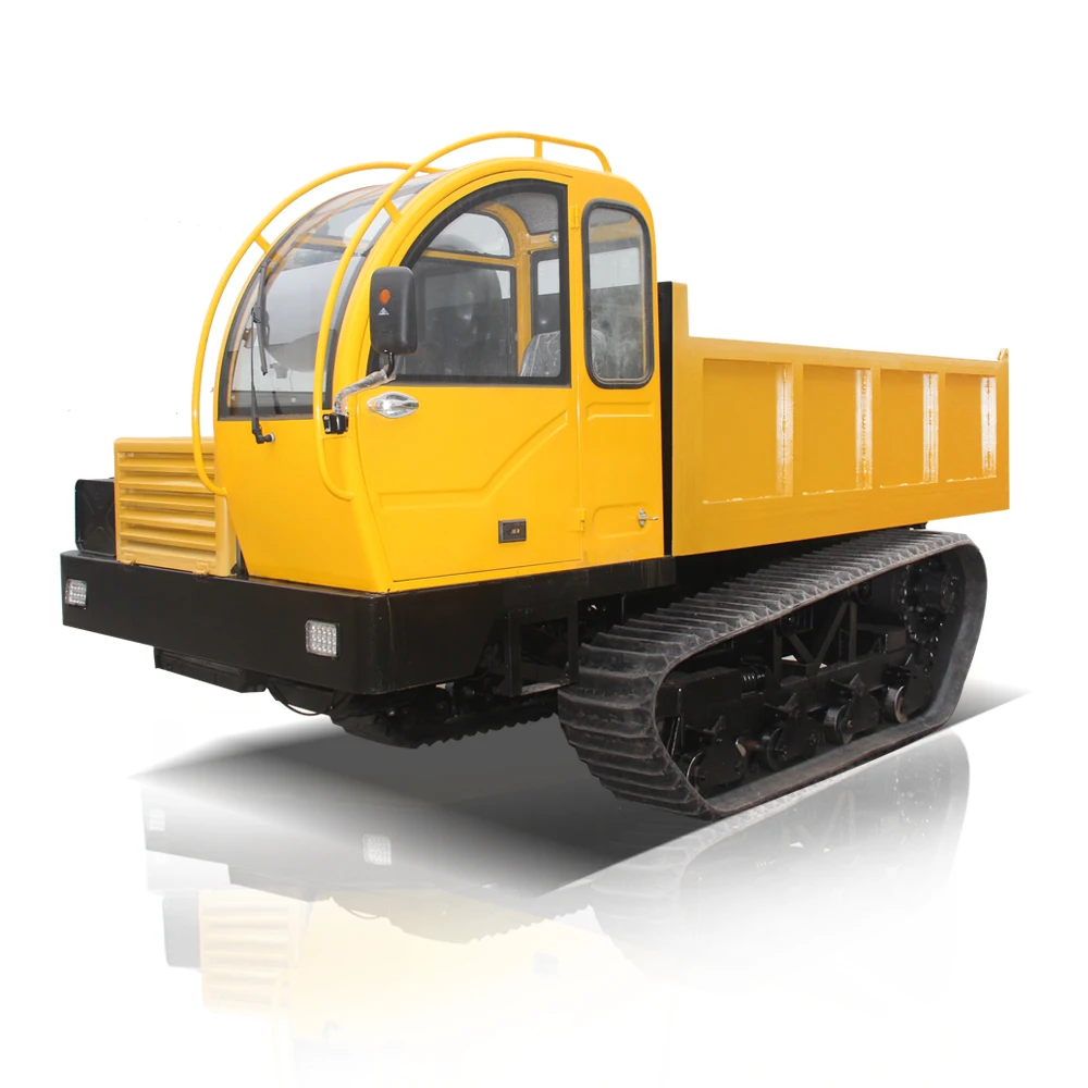 Available in Stock Easy to Operate Chain Dumper Truck Hydraulic Mini Truck Diesel Electric Fuel Options High Driving Cab Roof