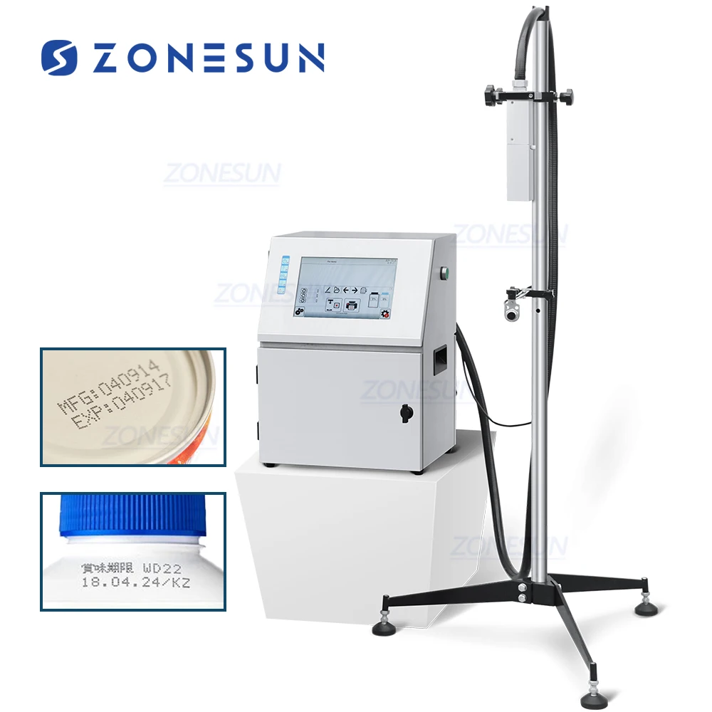 ZONESUN ZS-TIP15 автоматический высокоскоростной Интеллектуальный многофункциональный непрерывный струйный принтер