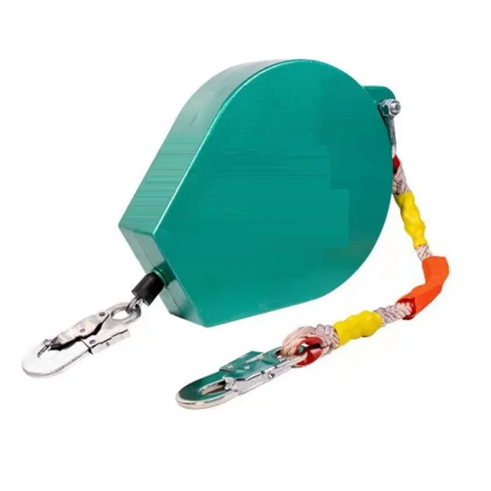 China factory design self retracting firm lifeline fall arrest system alloy steel shell anti fall arrestor