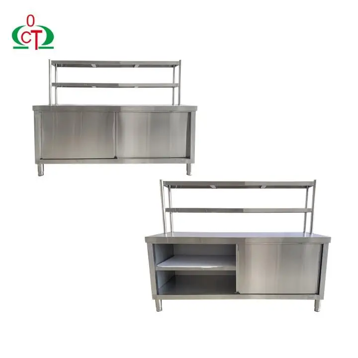 High Quality Stainless Steel Workbench Cabinet for Kitchen Equipment Factory Work Table for Hotels and Restaurants
