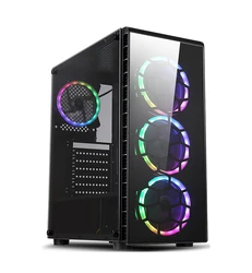 Classis pattern glass exquisite workmanship pc case computer chassis pc gaming for gamer