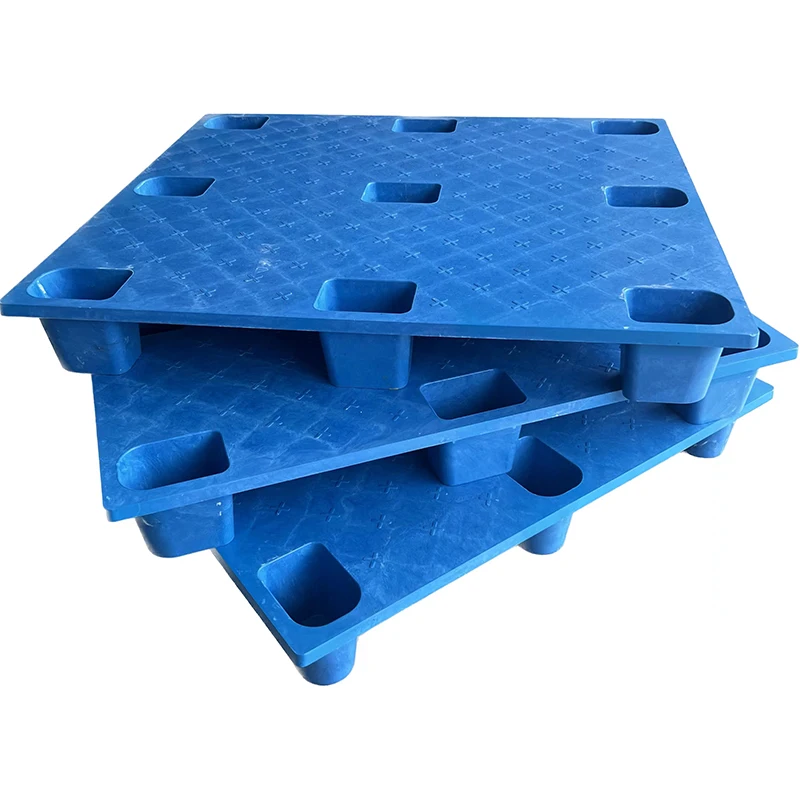 Recyclable New composite shipping pallet 1210 Flatbed nine-foot stream font plastic pallet for forklift logistics warehouse use