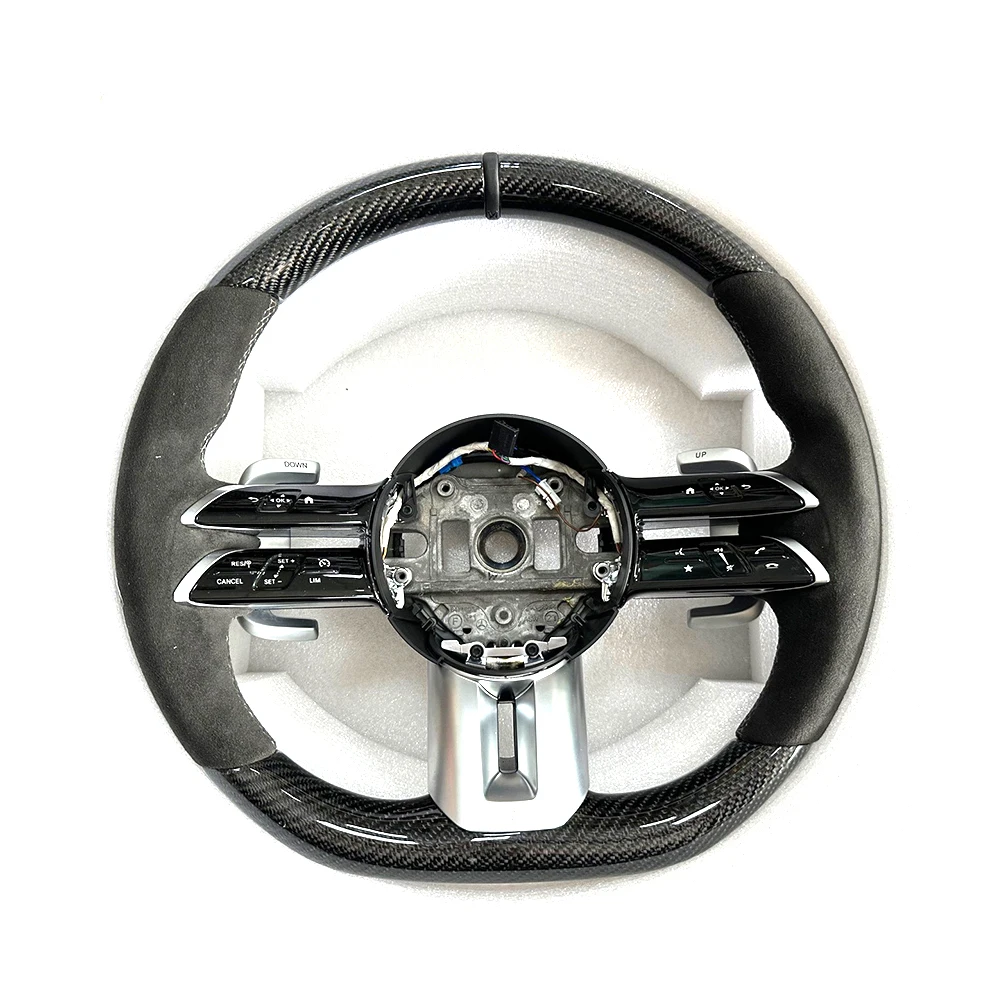 Customized High Quality Real Carbon Fiber Steering Wheel For Mercedes-Benz AMG Series