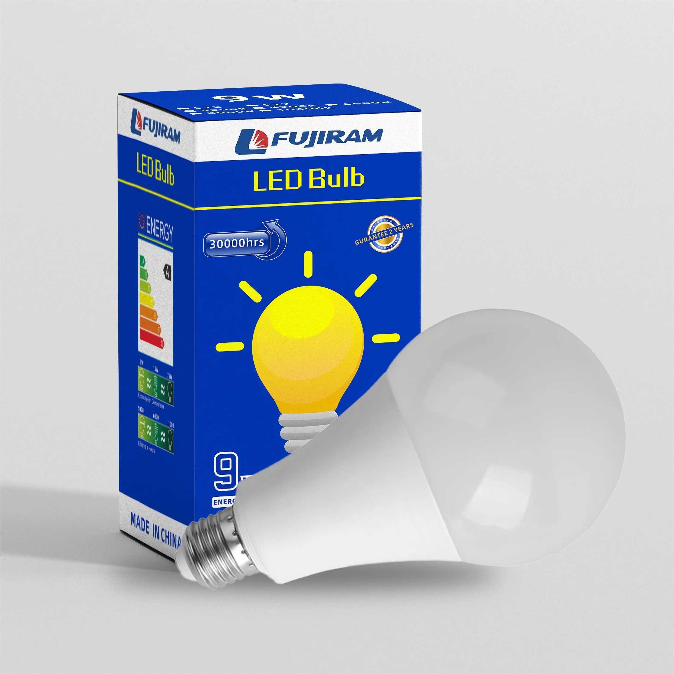 Fujiram Ce CB skd led bulb dob 85-265V 7W 9W 12W 15W 18W E27 B22 light bulb skd A60 A65 led bulb raw material for assembly