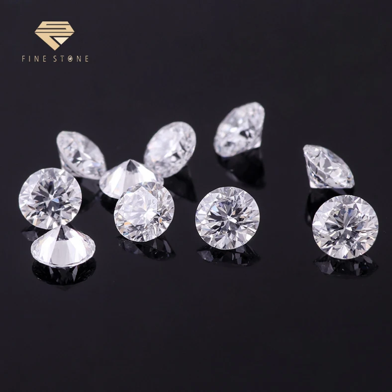 wholesale 0.9carat IGI lab grown diamond round brilliant 3EX cut white color DEF VVS-VS loose 0.5ct lab diamond CVD