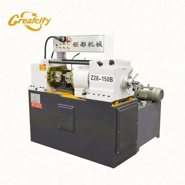 Автоматическая Z28-150B два типа круглые шестерни из углеродистой стали резьбонакатный станок