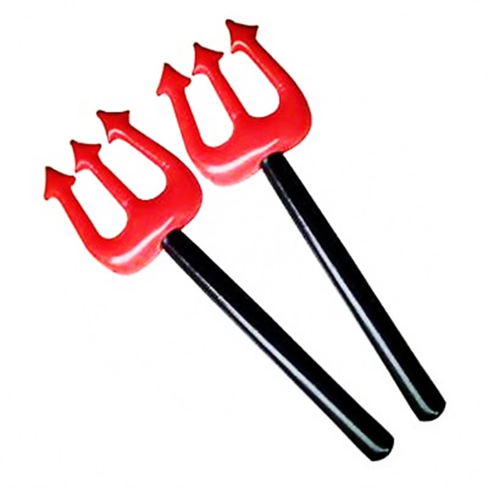 Inflatable big PVC Devil Fork for Halloween Party Decoration