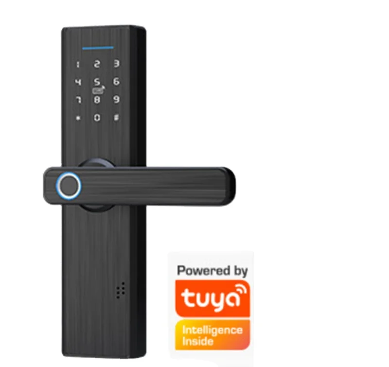 Qleung S804 Смарт жизнь высокое качество Wifi Блокировка Tuya приложение TT блокировка отпечатков пальцев M1 карта умный дверной замок