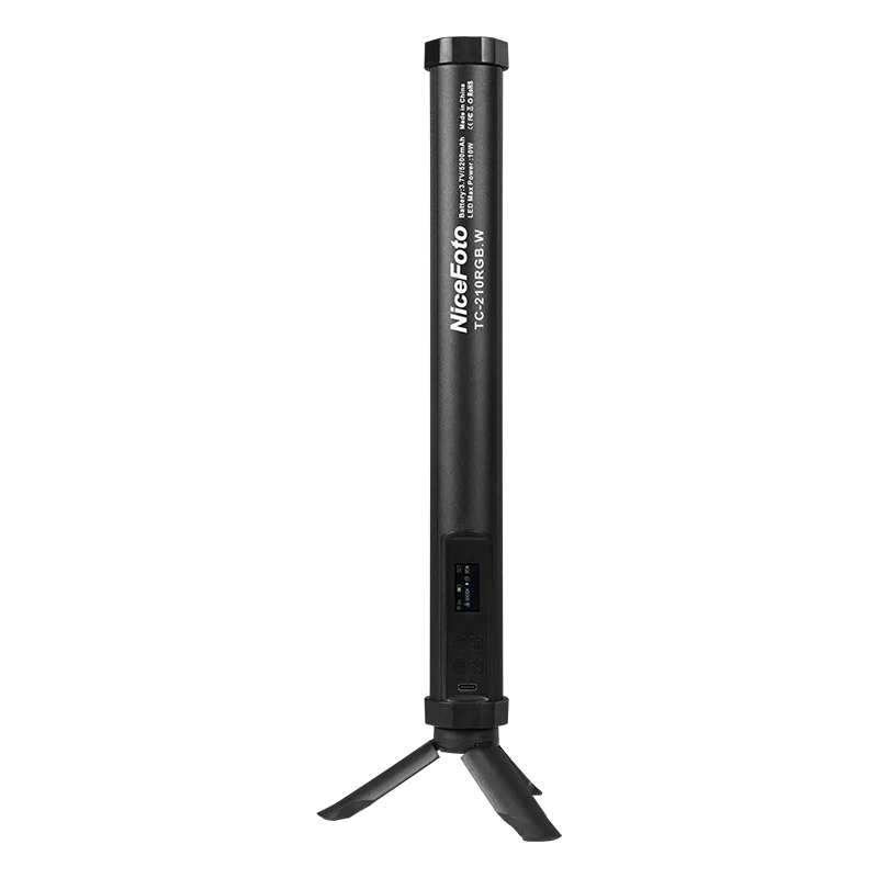 TC-210RGB.W Magnetic Nicefoto 10W LED Video Light RGB Magic Tube Stick Photo Light For Colorful Video and Shooting