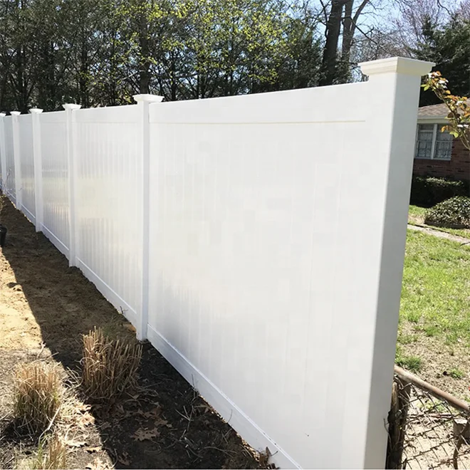 Privacy PVC Fence for Garden Picket Top Vinyl Fentech White Fencing, Trellis & Gates Plastic Nature Pressure Treated Wood Type