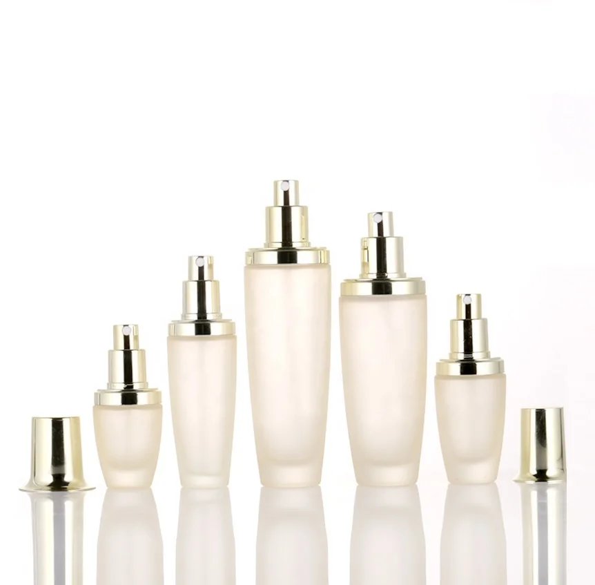 Best-selling frosted glass makeup bottle lotion bottle 20g 30g 50g 30ml 50ml 100ml 120ml