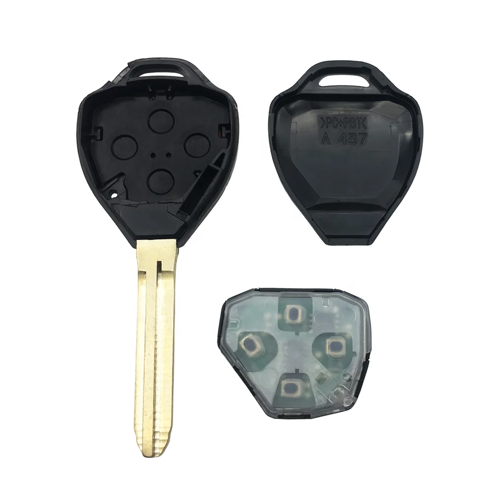 Remote car Key 3 Button 433 MHz  4d67 For 2005 - 2008 Toyota Hilux (CDM b42ta)