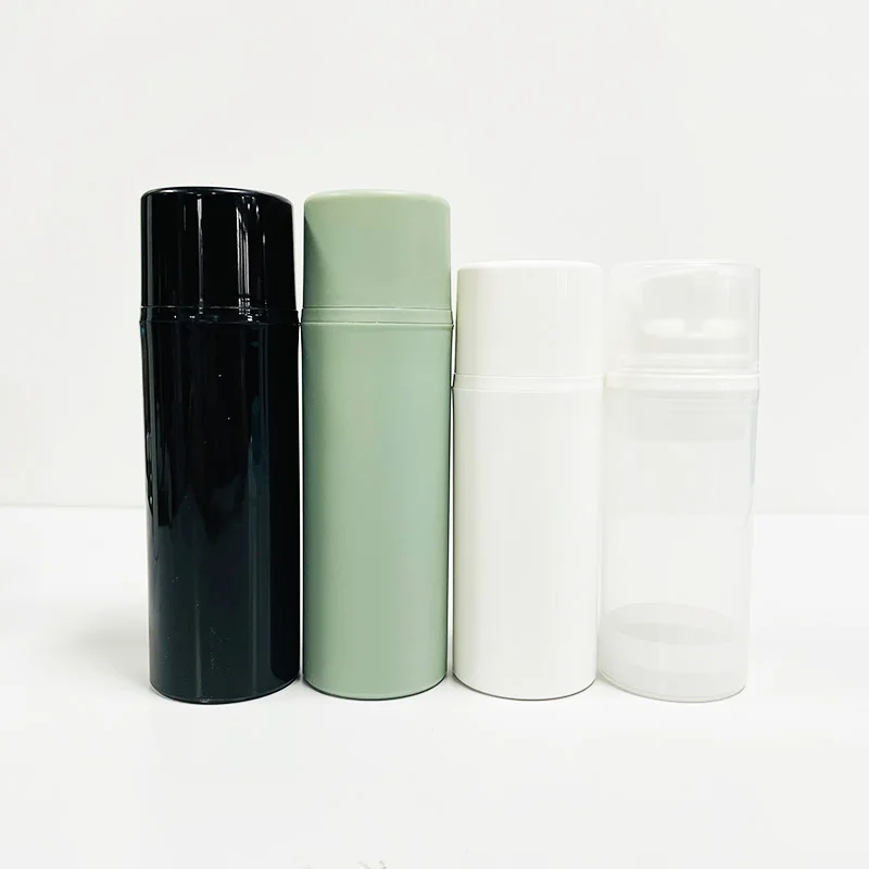 New designed 30ml 50ml 75ml 100ml 150ml 200ml Cosmetic Vacuum Airless Pump Bottle for Face cleanser lotion cream