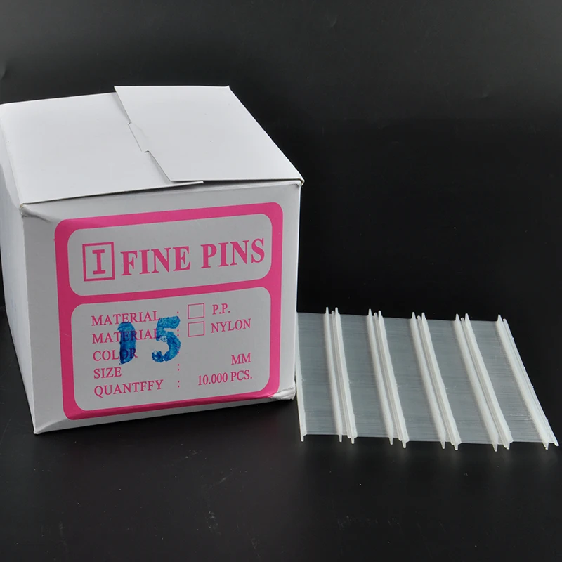 Wholesale Customized 15mm Nylon Marker Gun I-shaped Nylon Fine Rubber Needle Garment Luggage Tag Tag Pin