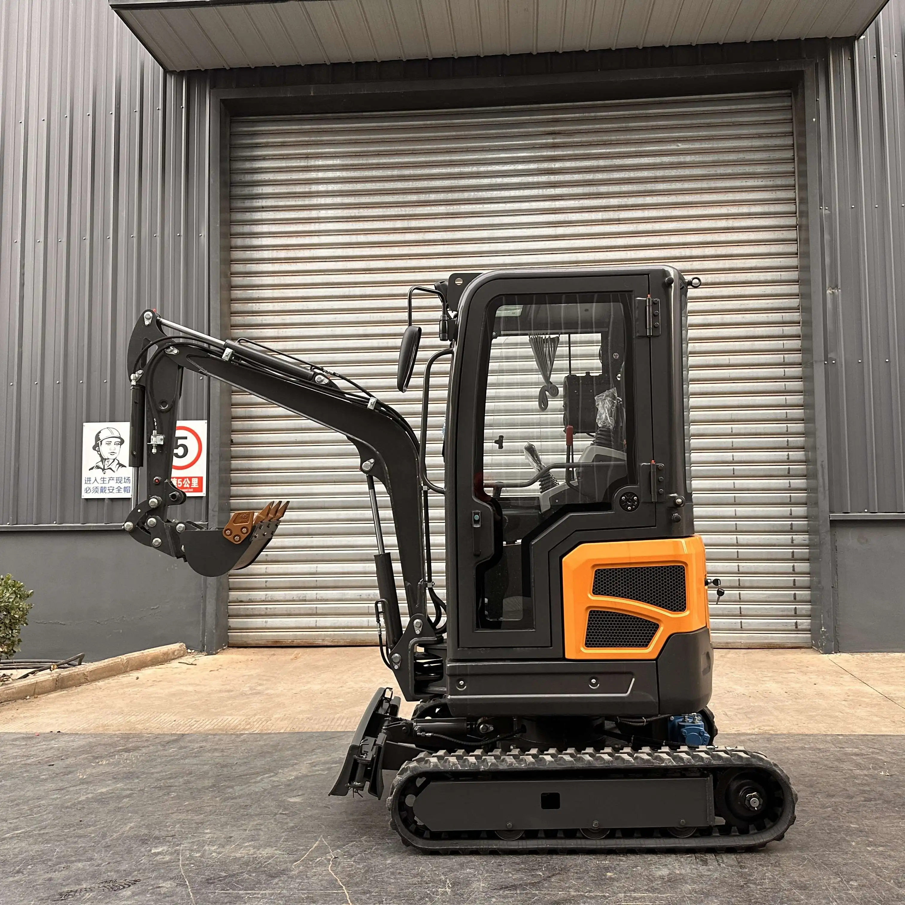 FREE SHIPPING!CARTIWELL Farm Used mini excavator Kubota Engine FOR Sale hydraulic mini pelle excavator cabin EPA EURO 5