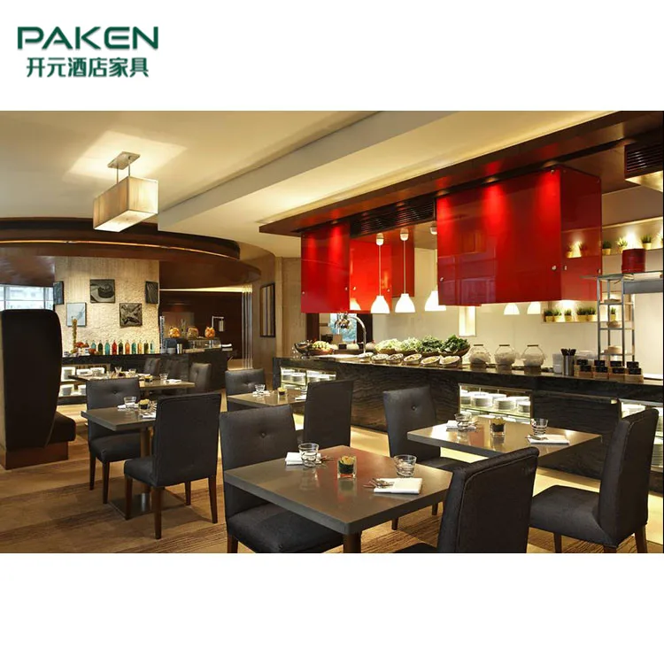 Custom hotel restaurant furniture set 5 star restaurant interior design