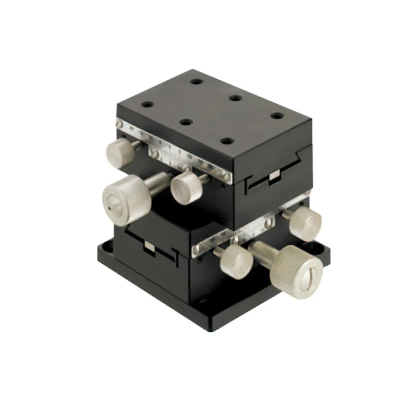 Standard manual XY shaft dovetail slotted rack and pinion type slide XYADTS series