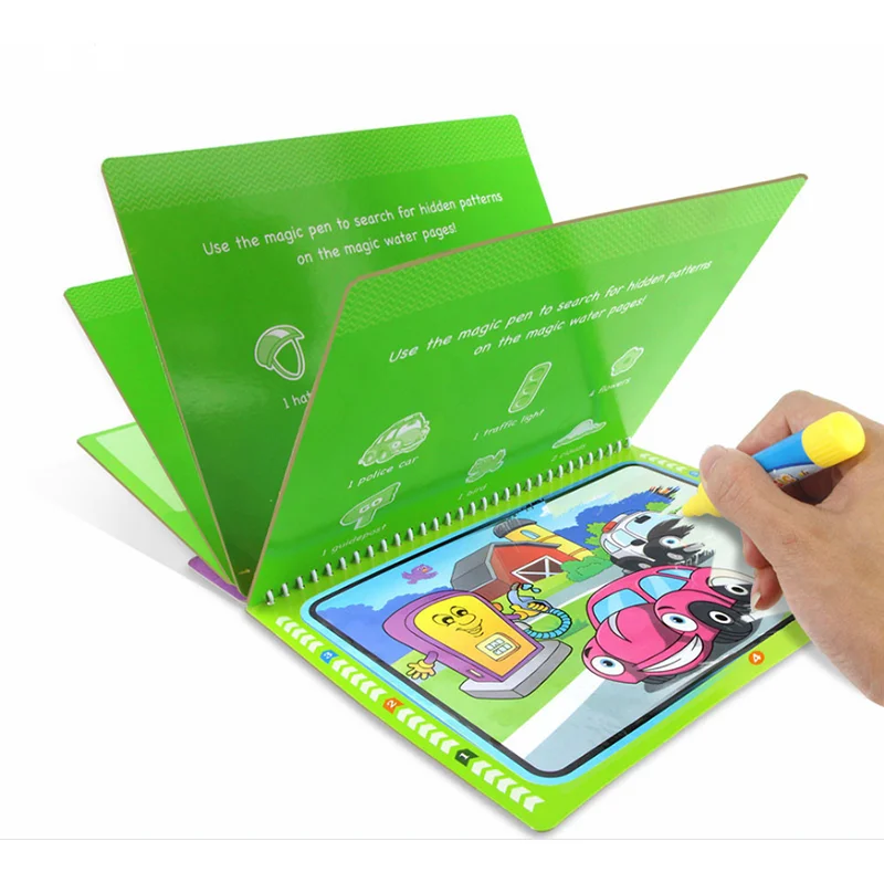 Рождественский подарок на заказ Детская образовательная книжка-раскраска книга для рисования водой и магии