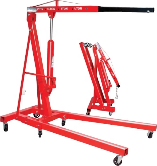 
1Ton 2100MM Height Foldable Hydraulic Jack Engine Crane 