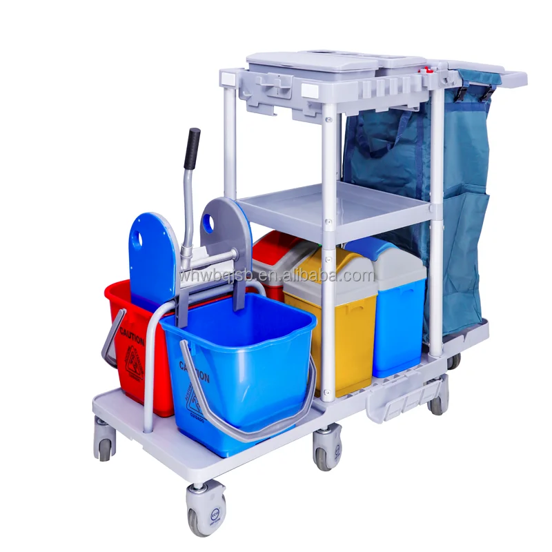 JONJOU Widely Used Housekeeping Automatic Residential Cleaning Trolley Home