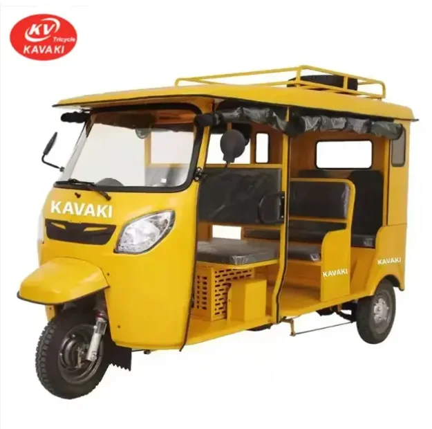 China Trike Motorcycle Adult  Customizable Solar Tuk Tuk Taxi Tricycle Three Wheeled For Passenger