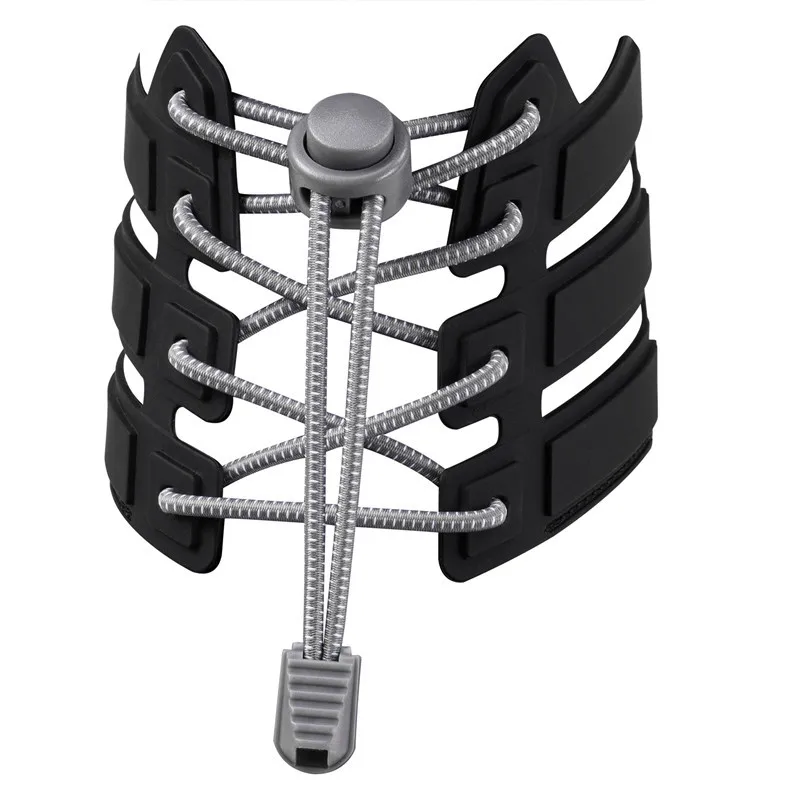 K445 New 19 colors Sneaker ShoeLaces Elastic No Tie Shoe Laces Stretching Lock Lazy laces Quick Rubber Shoelace Shoestrings