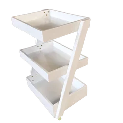 beauty facial tool cart salon wooden trolley for sale