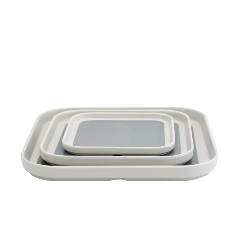 High quality hotel restaurant Plastic Melamine round dish plate double colour