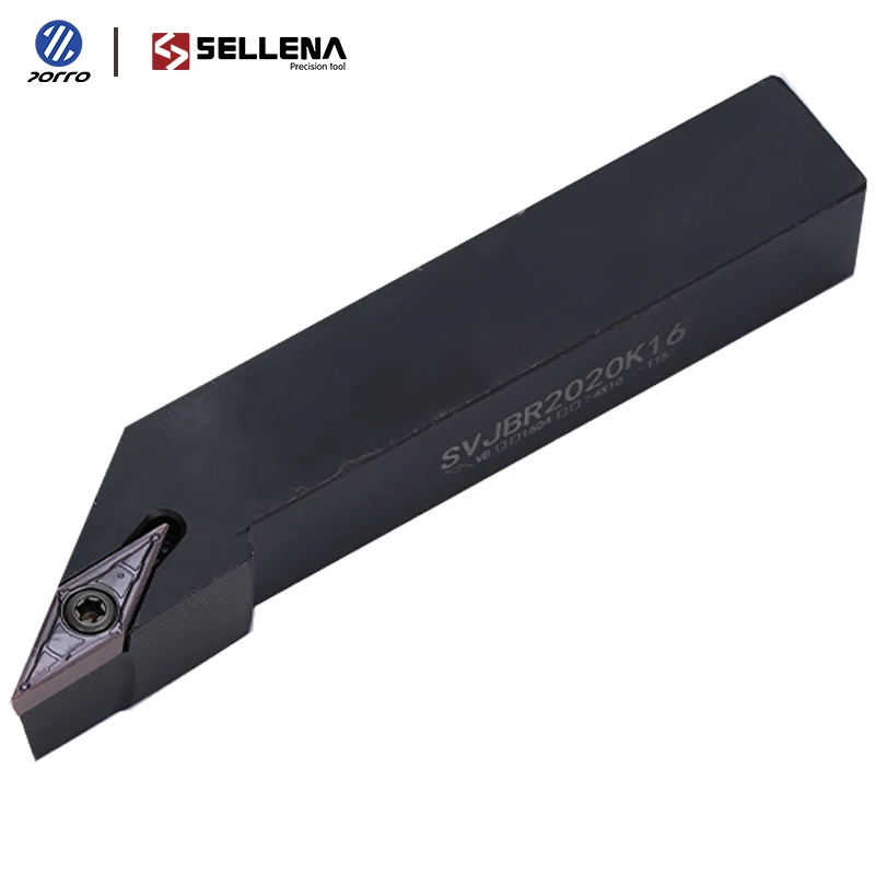 SVJBR SVJBL 1616H11 2020K11 2525M11 93 degree lathe external turning tool holder with VBMT inserts