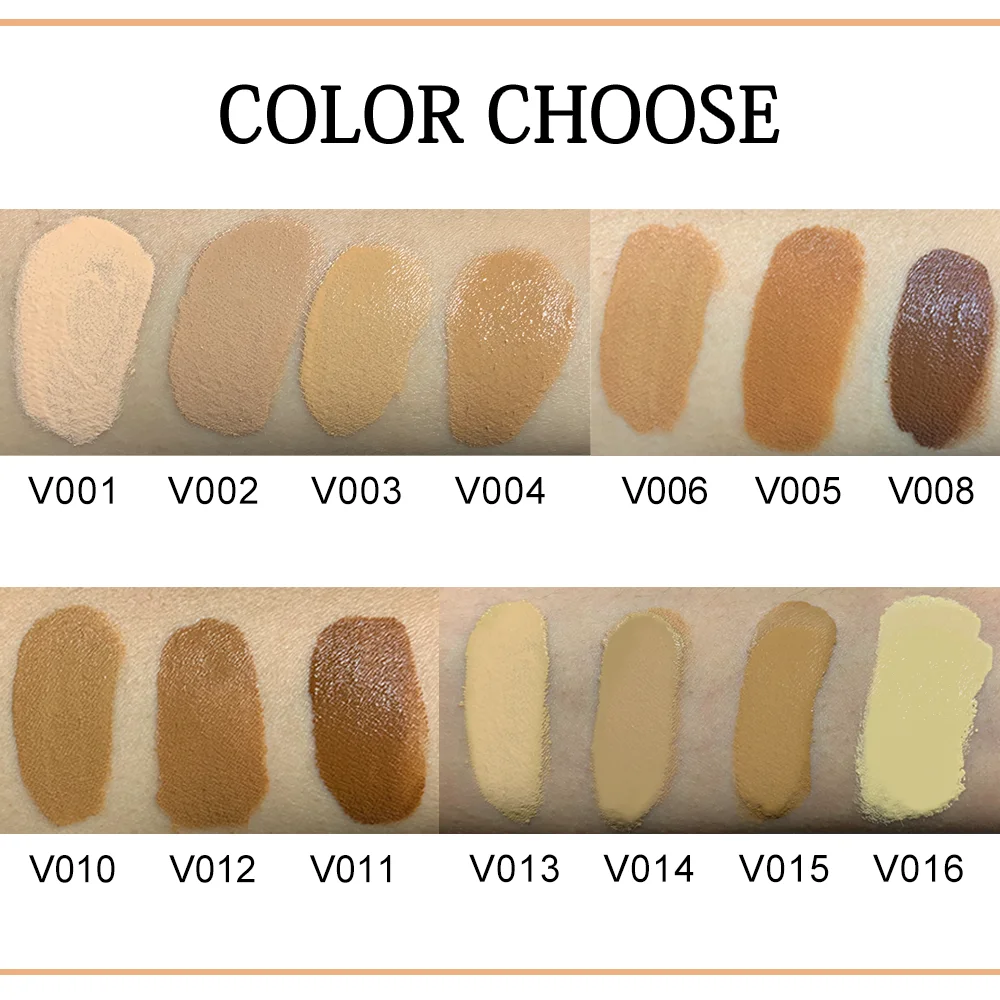best beauty makeup for face dark skin waterproof full coverage foundation 14 colors vegan matte liquid foundation private label