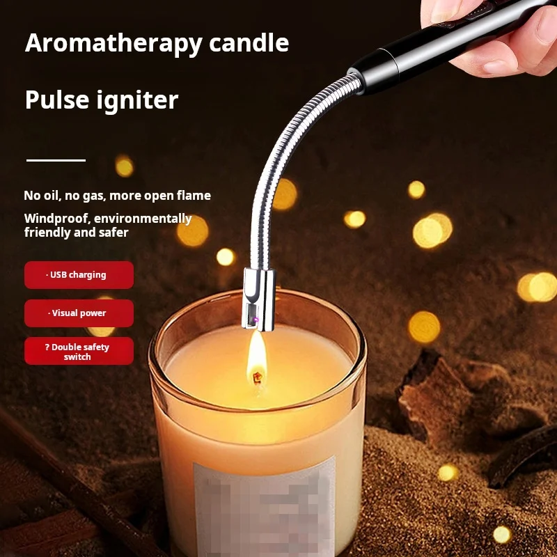 X529 Wholesale High Quality Kitchen Igniter Gun Usb Charging Incense Candle Natural Gas Lighter
