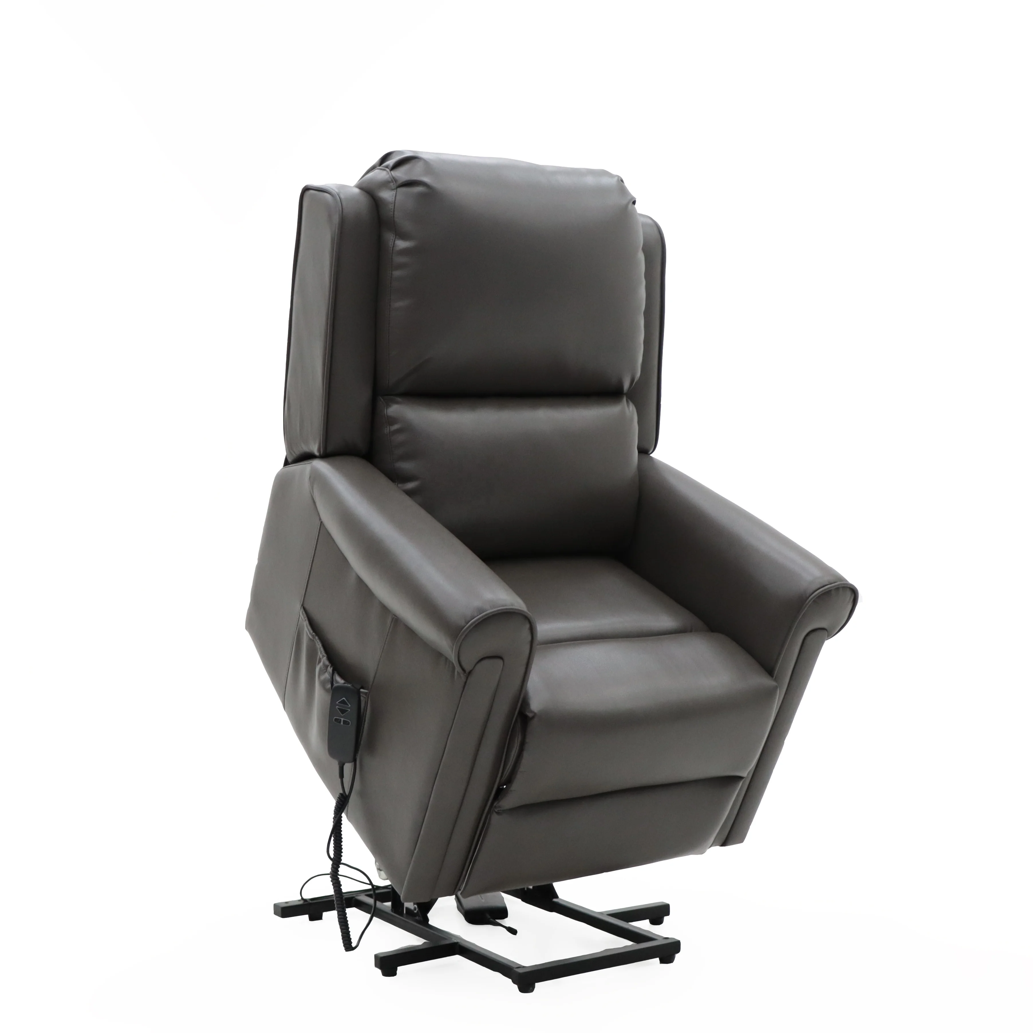 Geeksofa Wholesale Price Small Size Electric Lift Recliner Chair With Massage OKIN Hadset Leather Power Seat USB For Elderly