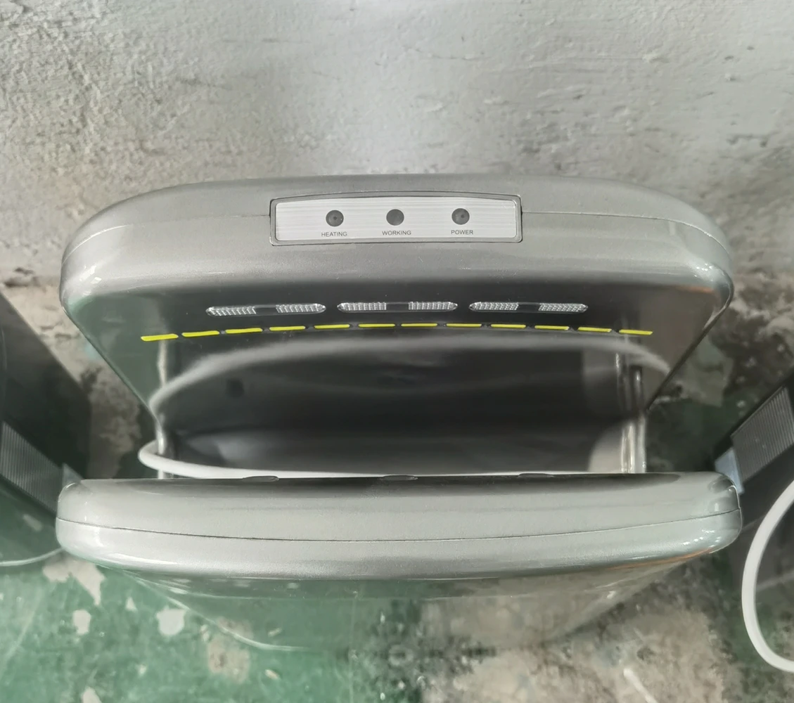 Wall mounted ABS plastic air jet commercial electric dual hand dryer with hepa air filtration