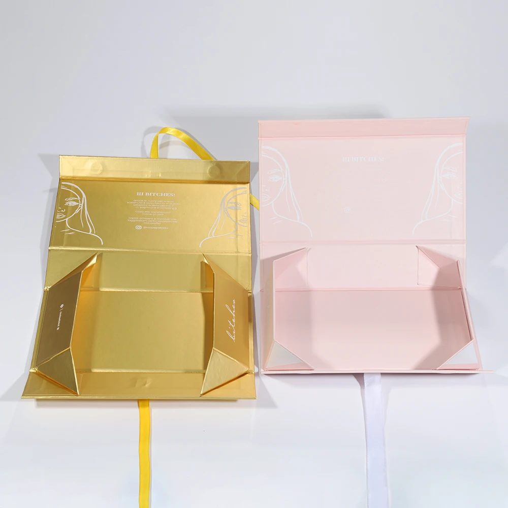 Custom wholesale Magnetic Folding Gift Box Packaging