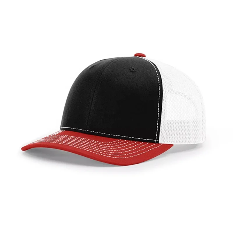 Wholesale High Quality Trucker Mesh Hat Custom Logo Snapback Adjustable Cap