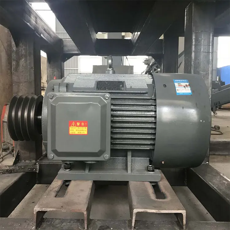 Double Shaft OTR Old Rubber Car Tyre  Industrial Scrap Tire Shredder