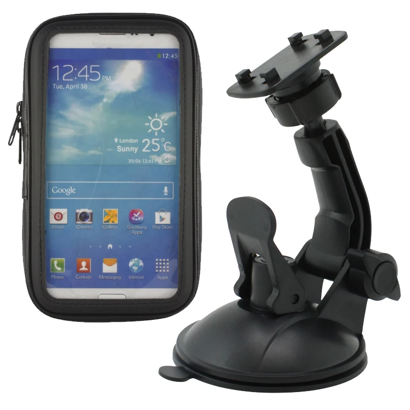 Waterproof Mobile Phone Mount Universal Mobile Accessories Phone Case Screen Protector Waterproof Phone Mount with Suction Cup