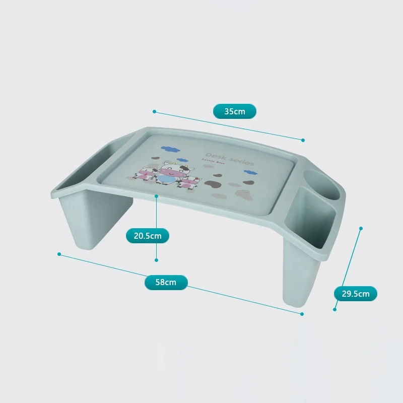 portable small ergonomic plastic kids children baby child table for student study bed reading and writing  table and desk