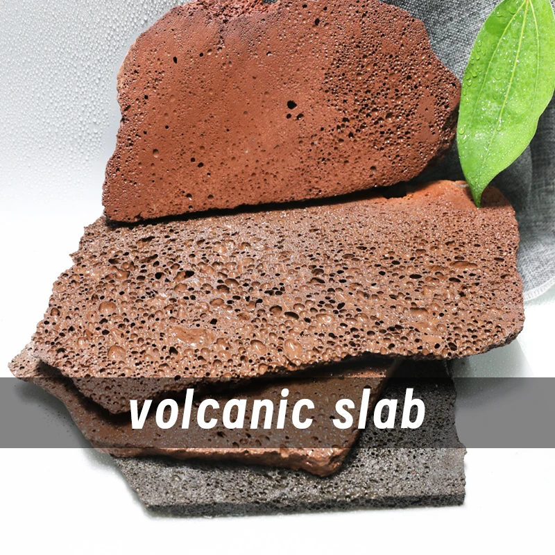 China Wholesale Natural Stone Slab Floor and Wall Volcanic Rock for Interior Design