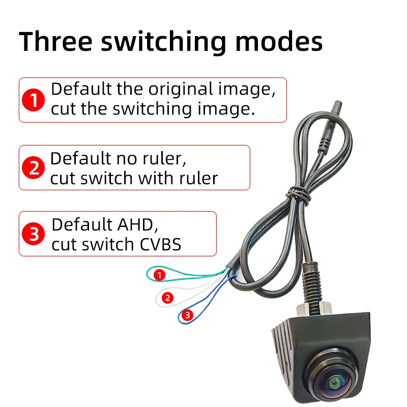 Hd adjustable korea car camera universal waterproof ip68 rear view car camera backup 720p ahd/cvbs 170 fish eye lens car camera