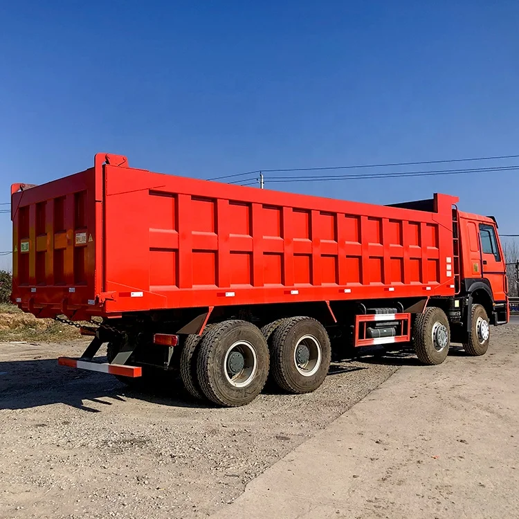 Used 375HP Howo 12 Wheel Tipper 8x4 Dump Truck For Sale