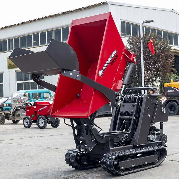 Rhinoceros xn800 mini track dumper truck crawler skid steer attachments  for sale