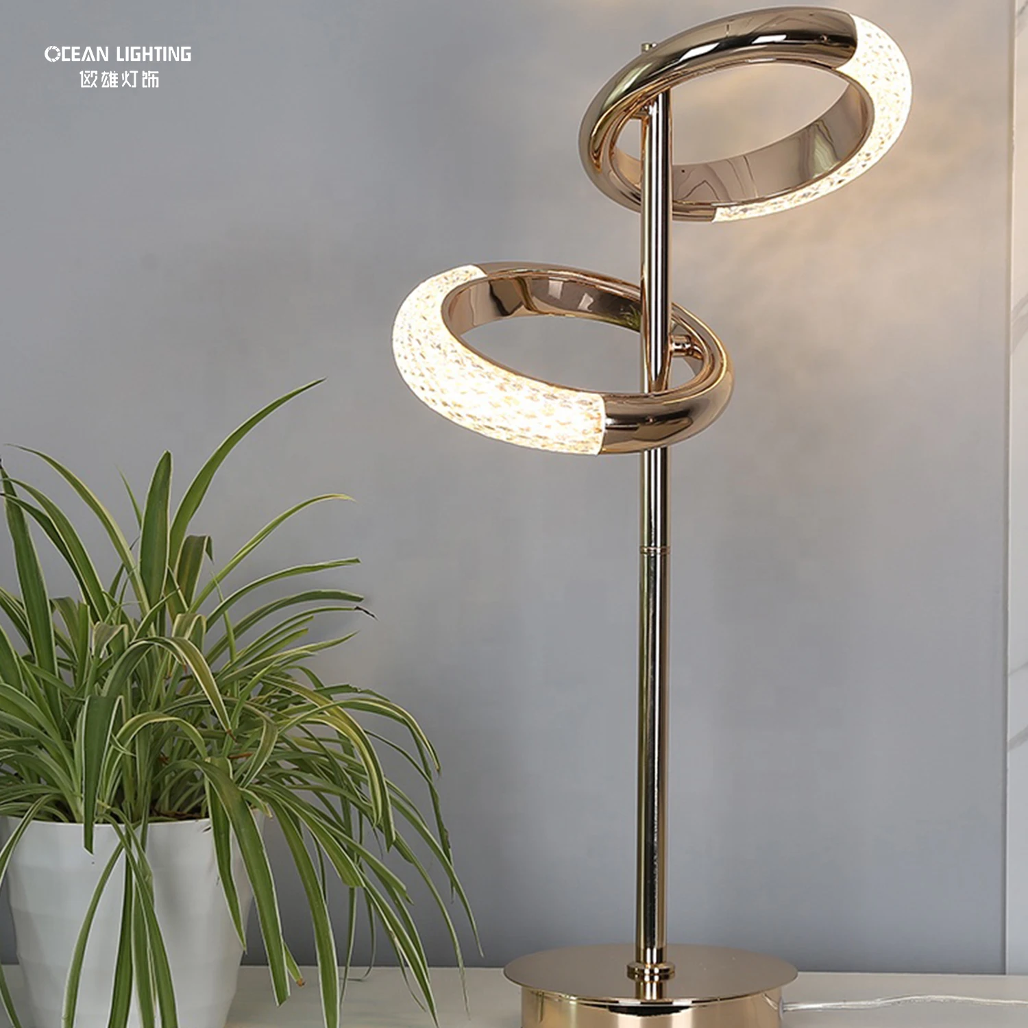 Hot Selling Round Ring Table Light Living Room LED Living Room Table Lamp