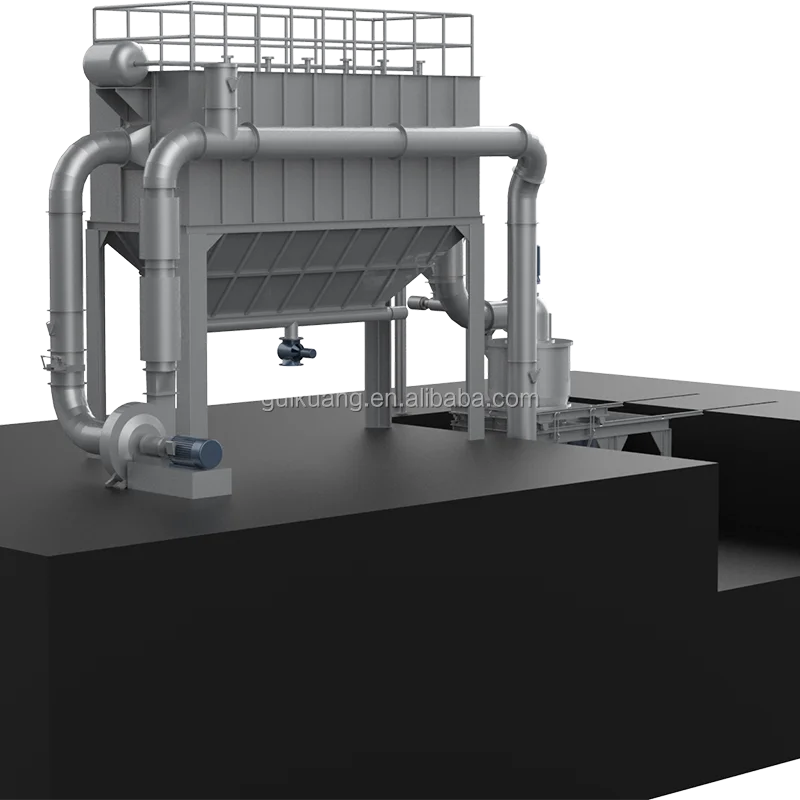 Super Fine Powder Vertical Ore Gypsum Stone Calcium Carbonate Sand Limestone Shale Grinding Mill Machine ring roller mill