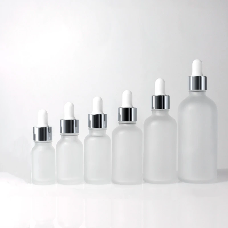 10ml 20ml 30ml 50ml 100ml Cosmetic Dropper Bottle Matte Glass Essential Oil Bottle Dropper