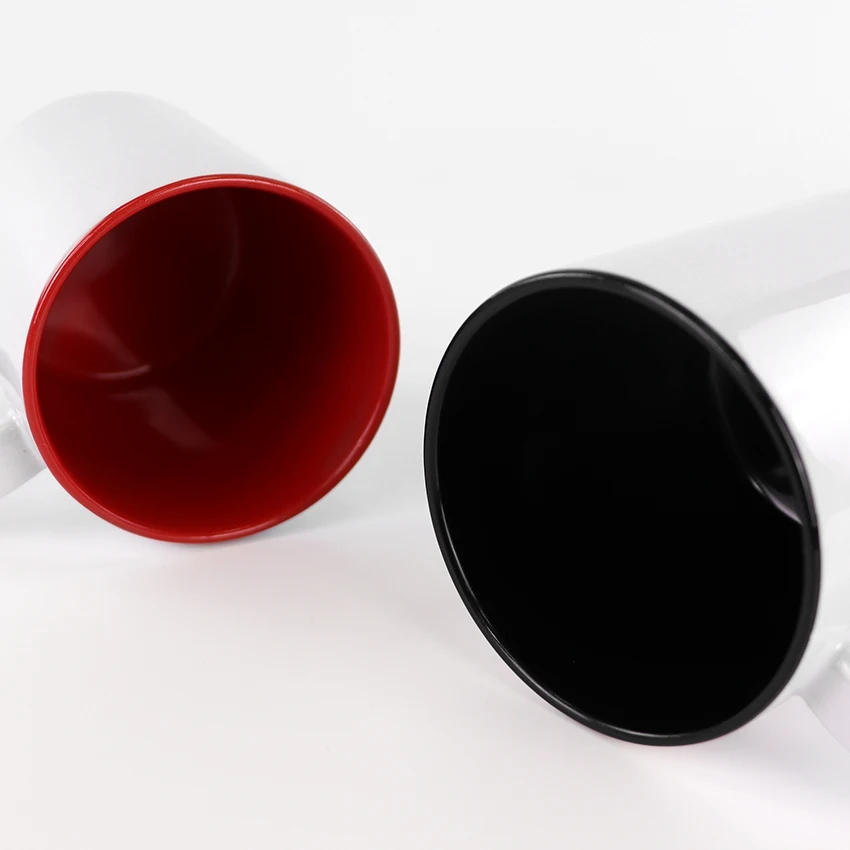 11oz Ceramic Sublimation Inner Color Coffee Mugs with Coating