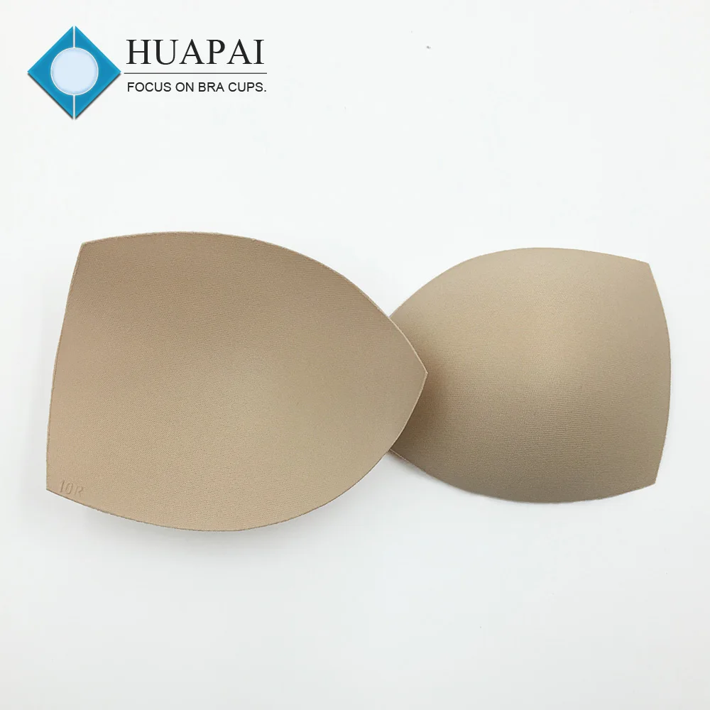 Pass OEKO TEX High Quality molded bra cups removable insert bra pad with factory price for famous brand