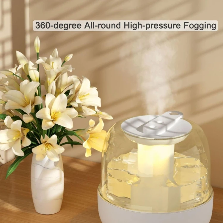 New Arrival 4L Wireless Humidifier USB Oil Diffuser with Night Light Atmosphere Lamp Aroma