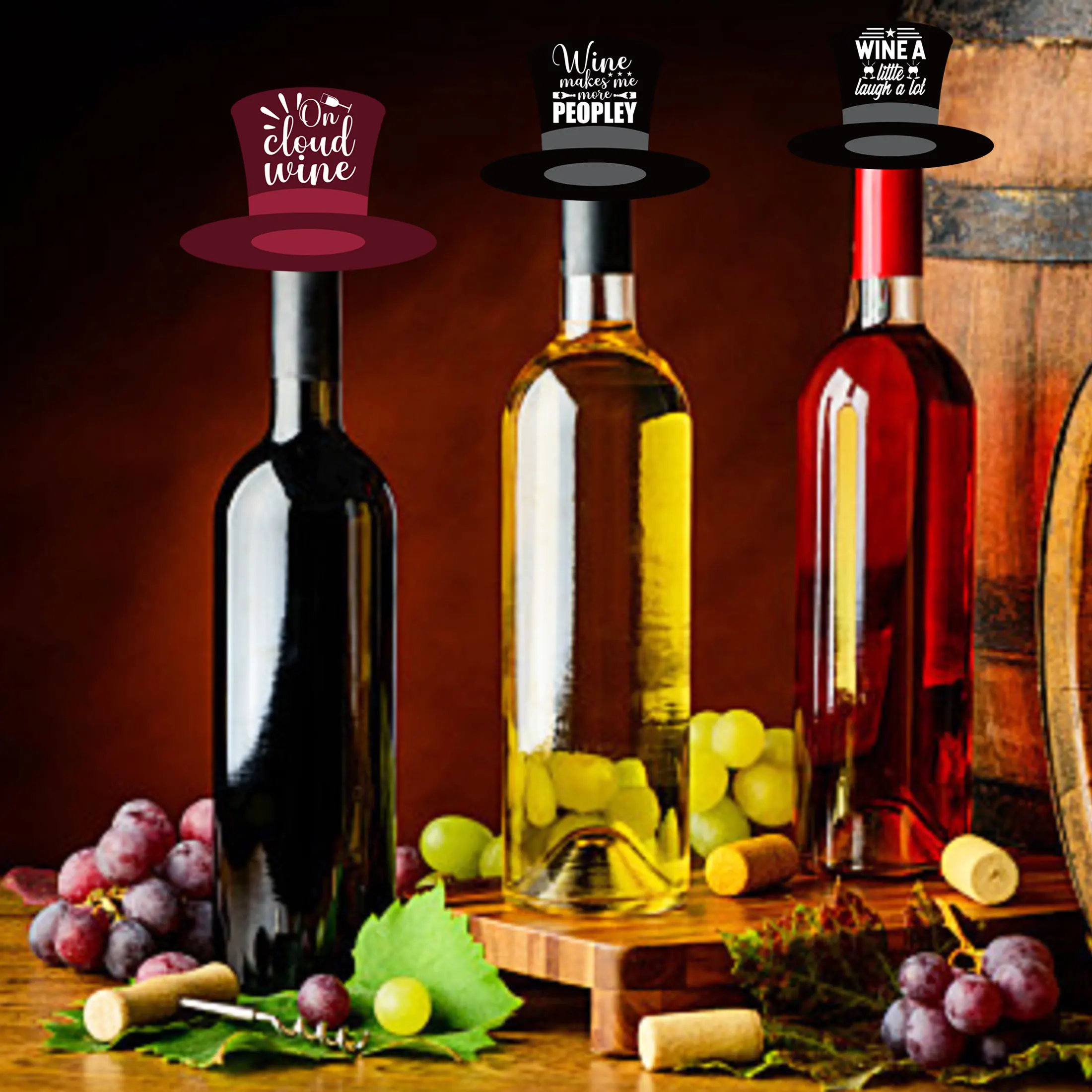 Soft And Durable Reusable Worry-Free Perfect Sealing Of All Kinds Of Wine Bottles Premium Silicone Wine Stoppers