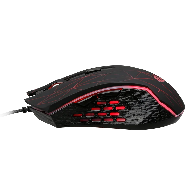 Factory BSCI OEM Logo Wholesale Cheap Price 6Keys 4Colors Cycling Breathing 3600DPI Gaming Mouse